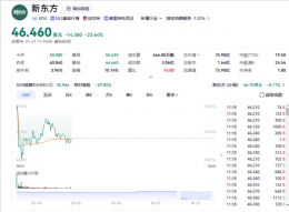 东方甄选中期业绩由盈转亏 董宇辉离职影响几何？新东方股价大跌