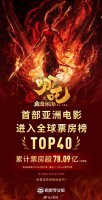 《哪吒之魔童闹海》全球票房破78亿 跻身动画电影历史前七！