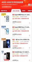 国补政策下 4-6000元手机谁最火？一加Ace 5 Pro跻身前三！