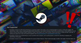 Steam新政策：游戏内广告合法化 但付费门槛广告遭禁