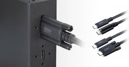 山业Sanwa推出创新USB-C线：240W PD+固定螺丝 稳固升级！