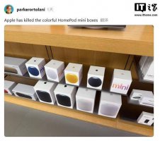 苹果HomePod mini换新装 全白包装盒引发猜想