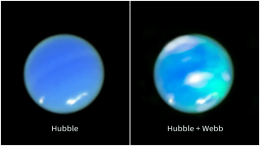 韦布望远镜首拍海王星极光 神秘冰巨星极光竟现身中纬度？