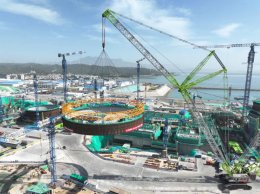 全球最大“华龙一号”核电基地 3号机组钢衬里吊装圆满收官！