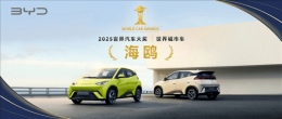 比亚迪海鸥问鼎2025世界汽车大奖 中国汽车品牌首获“世界城市车”桂冠