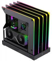 游戏帝国新推BLADE CONCEPT机箱：开放式ATX 狮爪灵感设计亮相