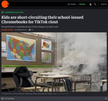美学生流行“Chromebook挑战”致设备起火 TikTok紧急干预