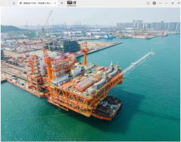 渤海最大！垦利10-2油田超2万吨油气平台完工启程海上作业
