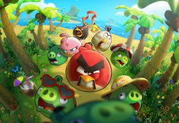 《愤怒的小鸟》新作艺术图泄露 简约轮廓风引玩家热议