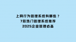 2025年企业网络管理新选择：七款高效上网行为管理系统推荐